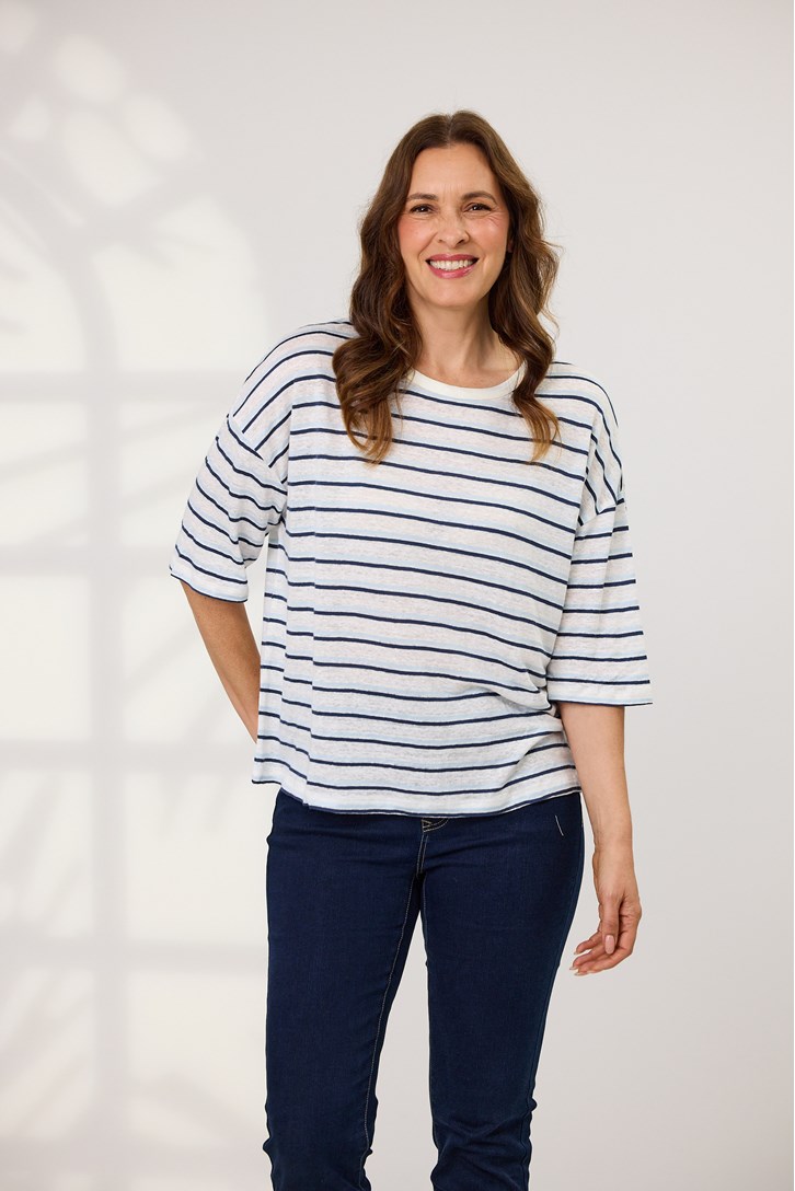CAMEO LINEN TOP